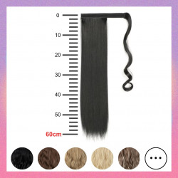 straight synthetic ponytail